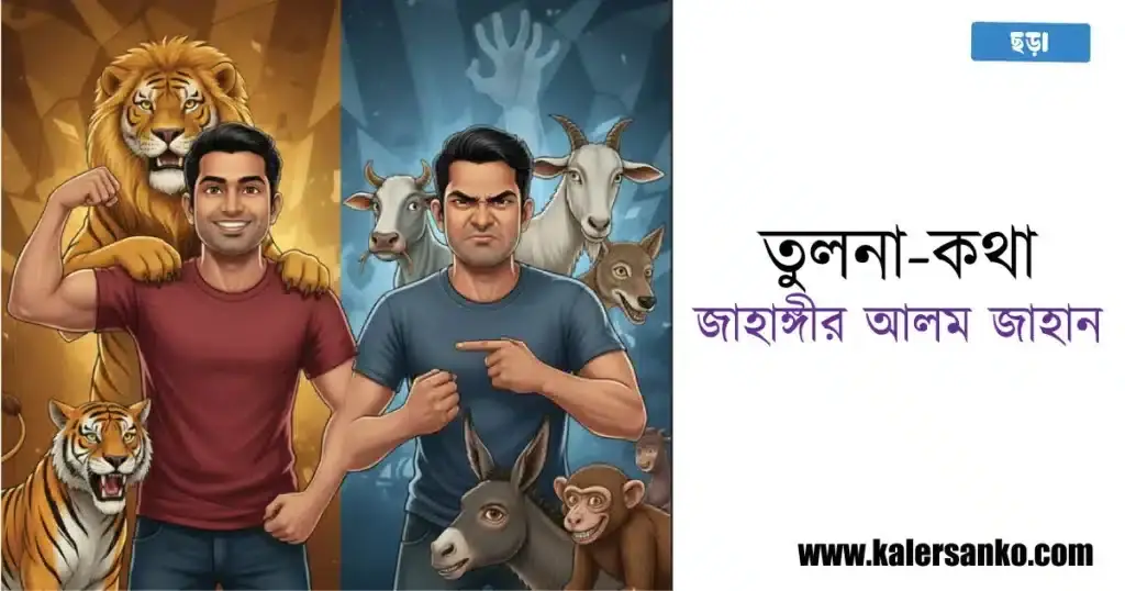 তুলনা-কথা জাহাঙ্গীর আলম জাহান